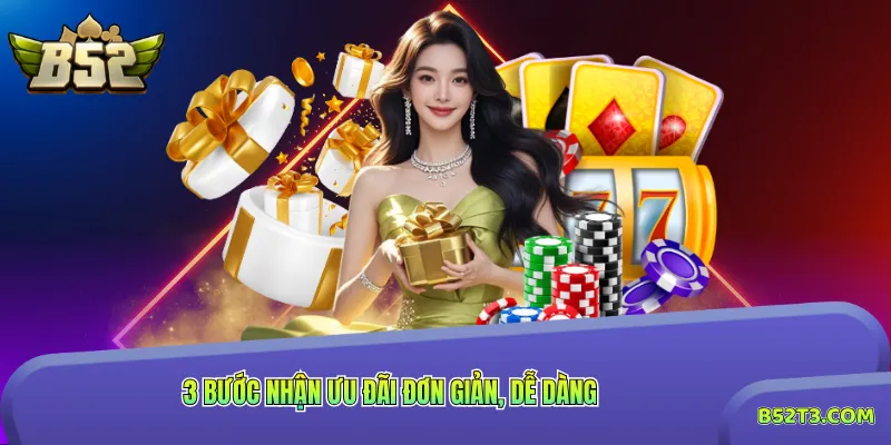 3 bước nhận ưu đãi đơn giản, dễ dàng