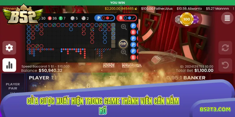 Cửa cược xuất hiện trong game thành viên cần nắm rõ