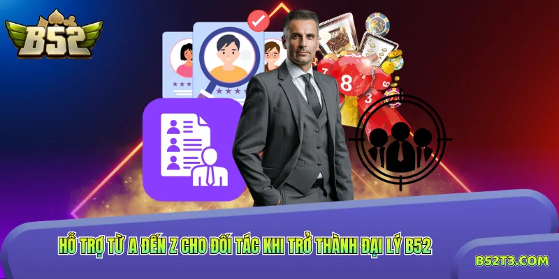Hỗ trợ từ A đến Z cho đối tác khi trở thành đại lý B52