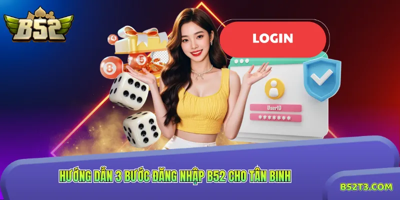 Hướng dẫn 3 bước đăng nhập B52 cho tân binh