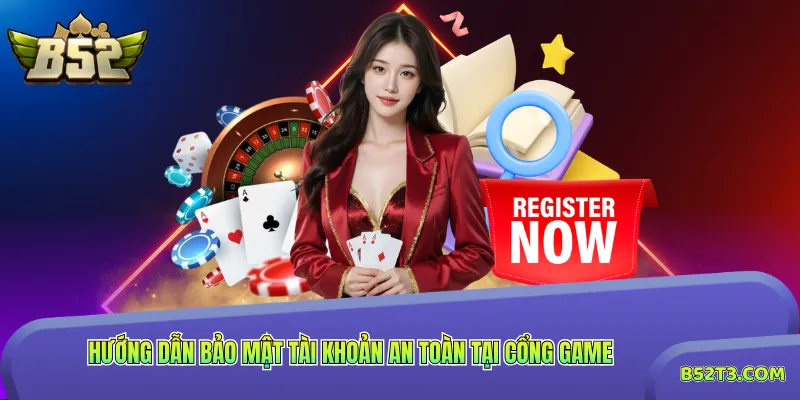 Hướng dẫn bảo mật tài khoản an toàn tại cổng game